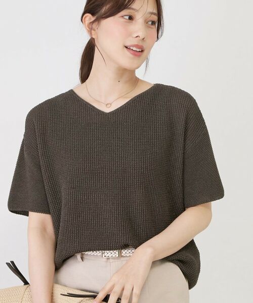COUP DE CHANCE / クードシャンス ニット・セーター | 【手洗い可／日本製】和紙混ニットトップス | 詳細5