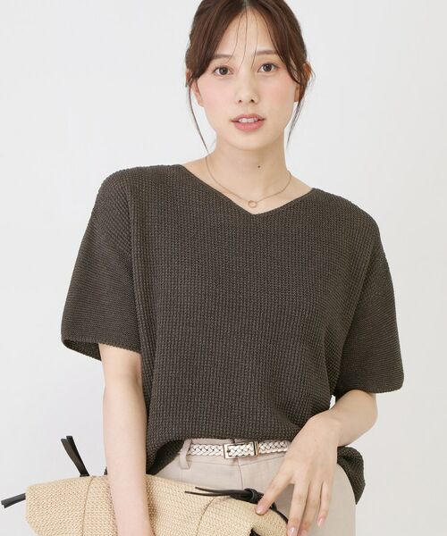 COUP DE CHANCE / クードシャンス ニット・セーター | 【手洗い可／日本製】和紙混ニットトップス | 詳細6