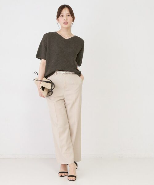 COUP DE CHANCE / クードシャンス ニット・セーター | 【手洗い可／日本製】和紙混ニットトップス | 詳細7