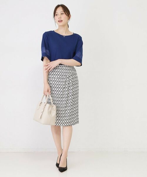 COUP DE CHANCE / クードシャンス カットソー | 【手洗い可／日本製】異素材ドッキングのプルオーバー | 詳細11