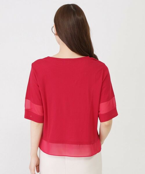 COUP DE CHANCE / クードシャンス カットソー | 【手洗い可／日本製】異素材ドッキングのプルオーバー | 詳細15