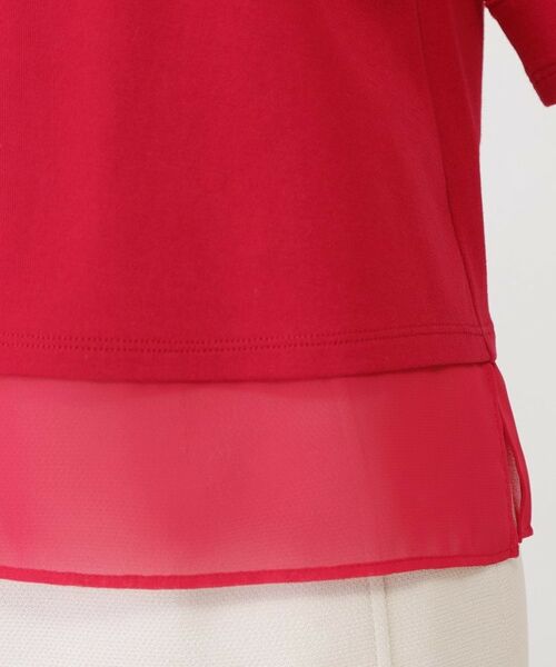 COUP DE CHANCE / クードシャンス カットソー | 【手洗い可／日本製】異素材ドッキングのプルオーバー | 詳細22