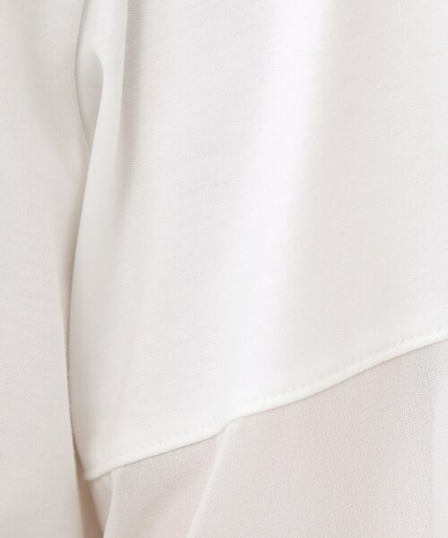 COUP DE CHANCE / クードシャンス カットソー | 【手洗い可／日本製】異素材ドッキングのプルオーバー | 詳細4