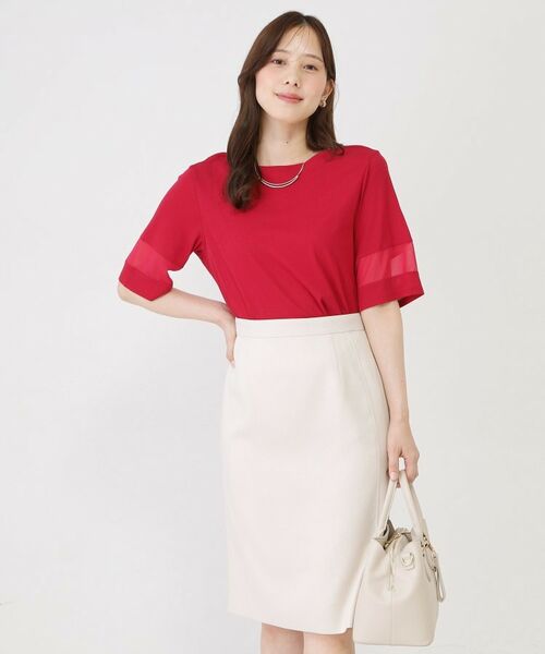 COUP DE CHANCE / クードシャンス カットソー | 【手洗い可／日本製】異素材ドッキングのプルオーバー | 詳細6