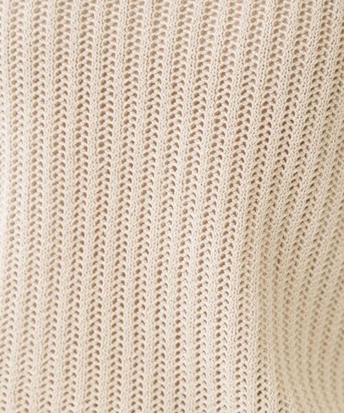 COUP DE CHANCE / クードシャンス ニット・セーター | 【手洗い可】透かしノースリーブニット | 詳細12