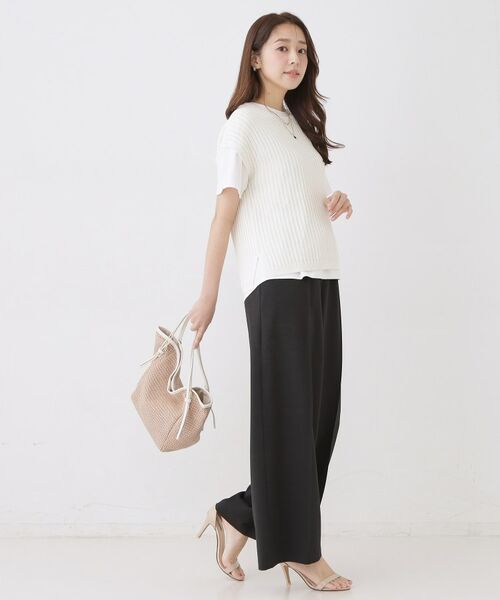 COUP DE CHANCE / クードシャンス ニット・セーター | 【手洗い可】透かしノースリーブニット | 詳細3