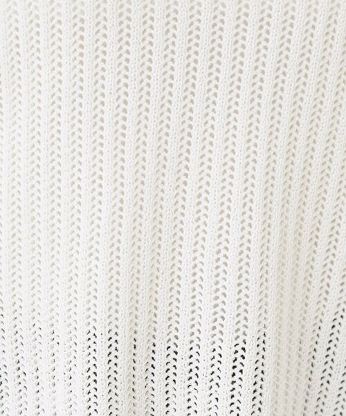 COUP DE CHANCE / クードシャンス ニット・セーター | 【手洗い可】透かしノースリーブニット | 詳細4