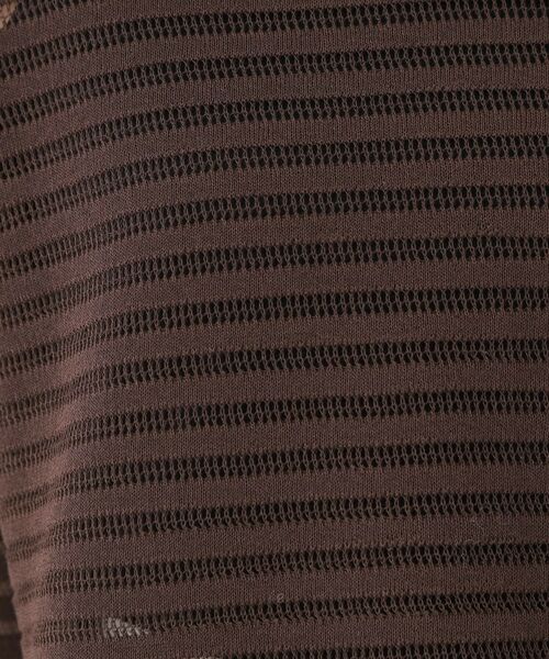 COUP DE CHANCE / クードシャンス ニット・セーター | 【手洗い可】透かしシアーボーダーニット | 詳細11