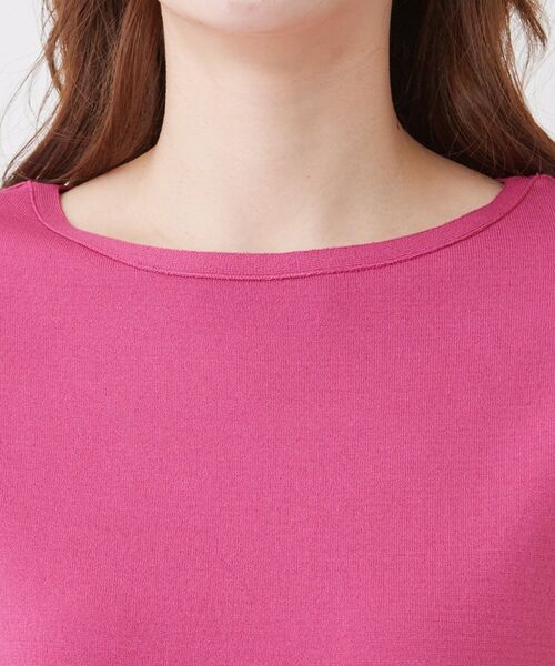 COUP DE CHANCE / クードシャンス ニット・セーター | 【手洗い可／日本製／接触冷感】袖クロス編みニット | 詳細15