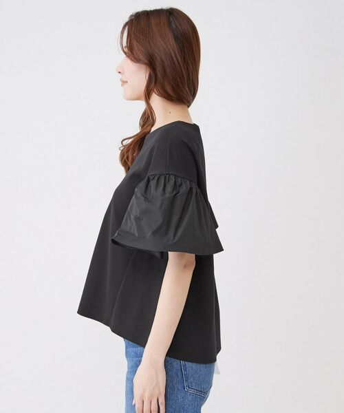 COUP DE CHANCE / クードシャンス カットソー | 【手洗い可／日本製】ギャザーフレアスリーブ　プルオーバー | 詳細14