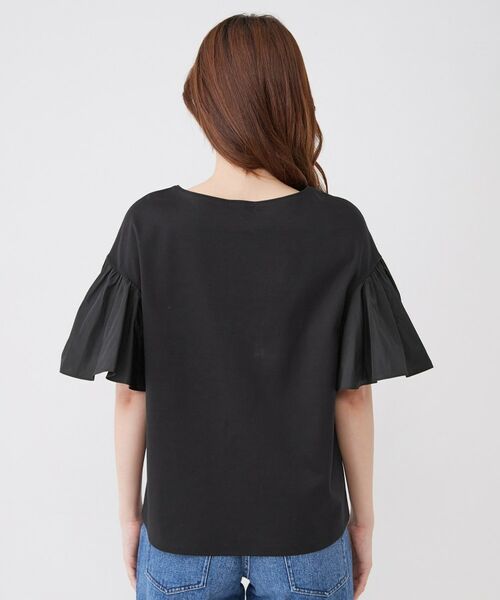 COUP DE CHANCE / クードシャンス カットソー | 【手洗い可／日本製】ギャザーフレアスリーブ　プルオーバー | 詳細15