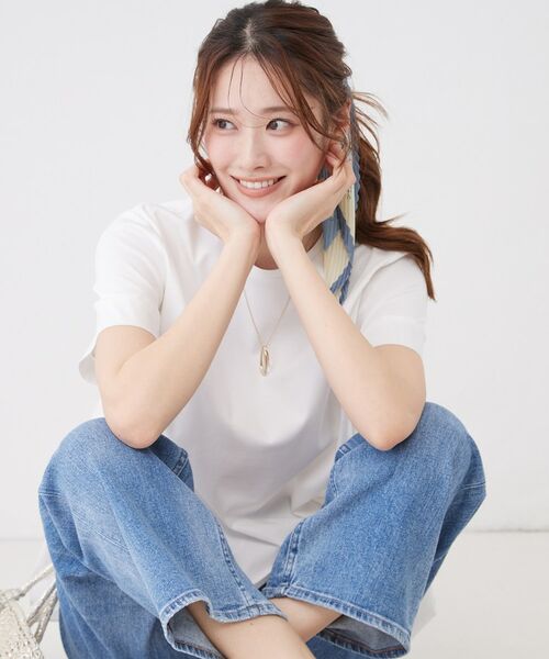 COUP DE CHANCE / クードシャンス カットソー | 【手洗い可/日本製】バックペプラムデザイン プルオーバー | 詳細1