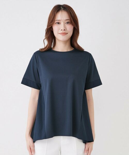 COUP DE CHANCE / クードシャンス カットソー | 【手洗い可/日本製】バックペプラムデザイン プルオーバー | 詳細17