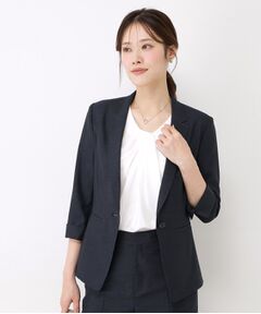 COUP DE CHANCE / クードシャンス テーラードジャケット | 【手洗い可／日本製／接触冷感】リネンライクテーラードジャケット