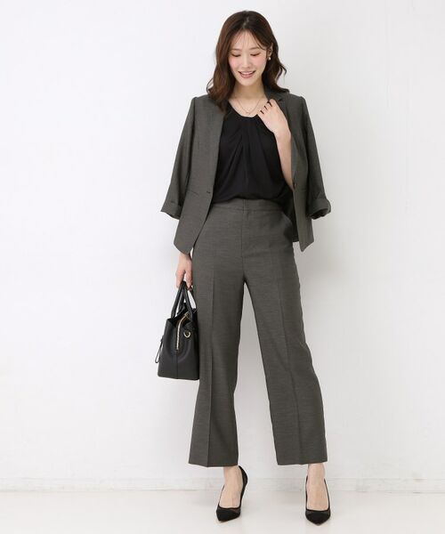 COUP DE CHANCE / クードシャンス テーラードジャケット | 【手洗い可／日本製／接触冷感】リネンライクテーラードジャケット | 詳細12