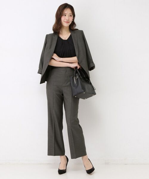 COUP DE CHANCE / クードシャンス テーラードジャケット | 【手洗い可／日本製／接触冷感】リネンライクテーラードジャケット | 詳細13