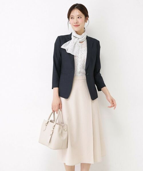 COUP DE CHANCE / クードシャンス テーラードジャケット | 【手洗い可／日本製／接触冷感】リネンライクテーラードジャケット | 詳細25