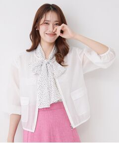 COUP DE CHANCE / クードシャンス レザーブルゾン・ジャケット | 【手洗い可】シアーブルゾン