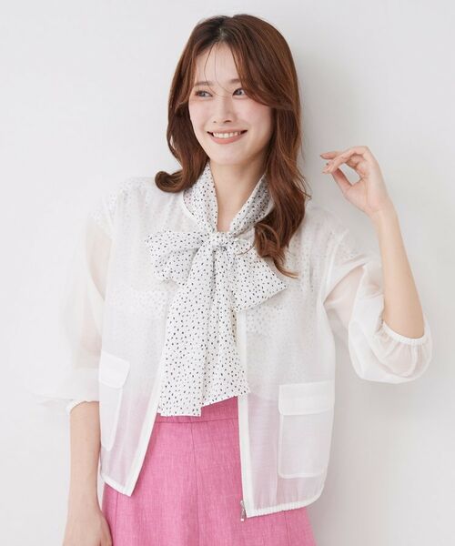 COUP DE CHANCE / クードシャンス レザーブルゾン・ジャケット | 【手洗い可】シアーブルゾン | 詳細1