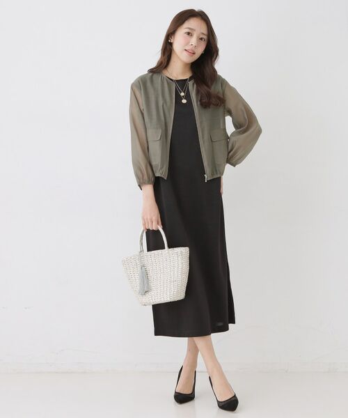 COUP DE CHANCE / クードシャンス レザーブルゾン・ジャケット | 【手洗い可】シアーブルゾン | 詳細11