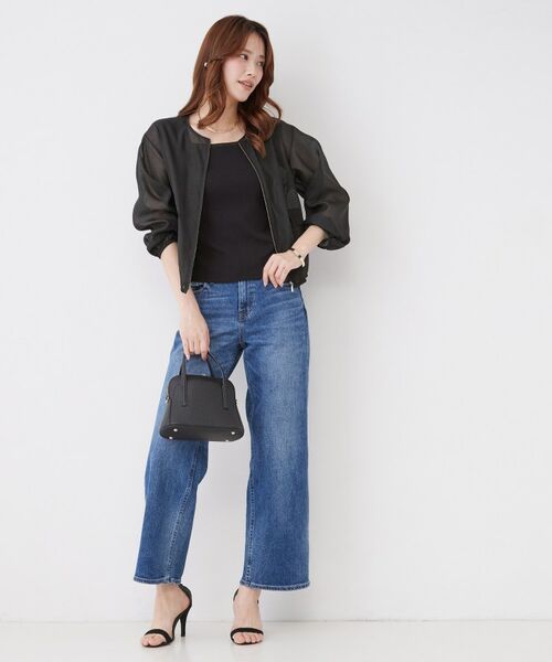 COUP DE CHANCE / クードシャンス レザーブルゾン・ジャケット | 【手洗い可】シアーブルゾン | 詳細7