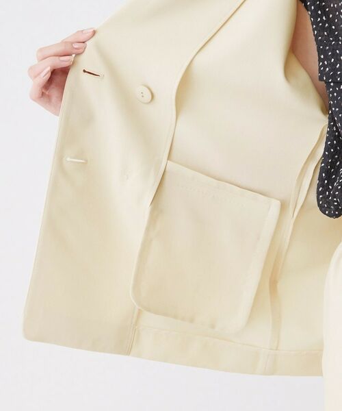 COUP DE CHANCE / クードシャンス テーラードジャケット | 【手洗い可/セットアップ可】こなれ半袖ジャケット | 詳細24