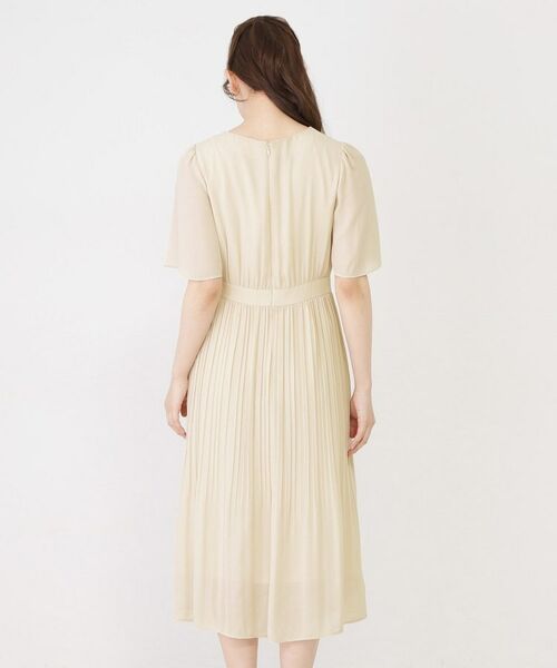 COUP DE CHANCE / クードシャンス ミニ丈・ひざ丈ワンピース | 【手洗い可】プリーツ加工フレアワンピース | 詳細11