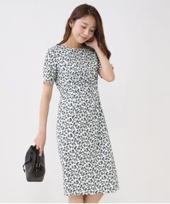 COUP DE CHANCE / クードシャンス ミニ丈・ひざ丈ワンピース | 【手洗い可／日本製】タック入タイトワンピース