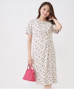 COUP DE CHANCE / クードシャンス ミニ丈・ひざ丈ワンピース | 【手洗い可／日本製】タック入タイトワンピース