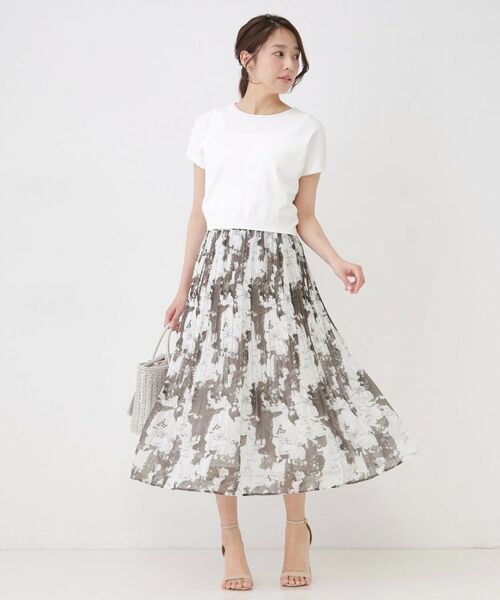 COUP DE CHANCE / クードシャンス セットアップ | 【手洗い可】ニットトップスとプリーツスカートのセットアイテム | 詳細10