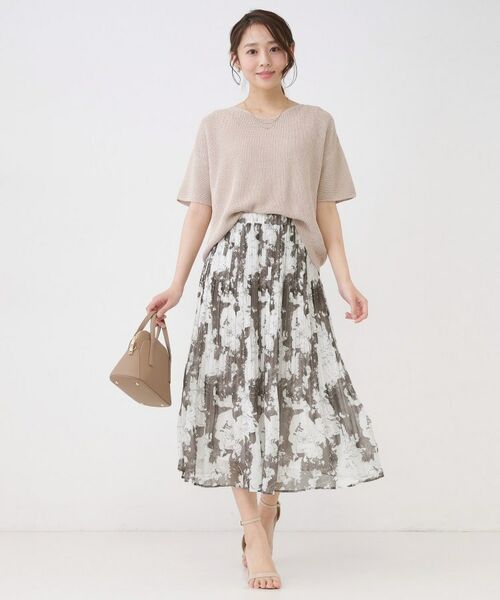 COUP DE CHANCE / クードシャンス セットアップ | 【手洗い可】ニットトップスとプリーツスカートのセットアイテム | 詳細13