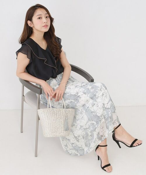 COUP DE CHANCE / クードシャンス セットアップ | 【手洗い可】ニットトップスとプリーツスカートのセットアイテム | 詳細3