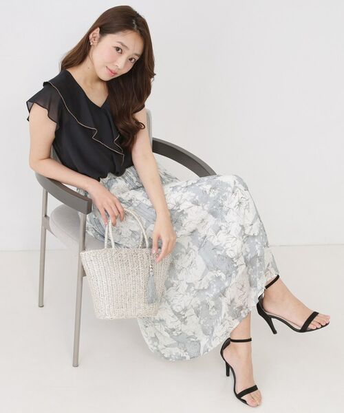 COUP DE CHANCE / クードシャンス セットアップ | 【手洗い可】ニットトップスとプリーツスカートのセットアイテム | 詳細4