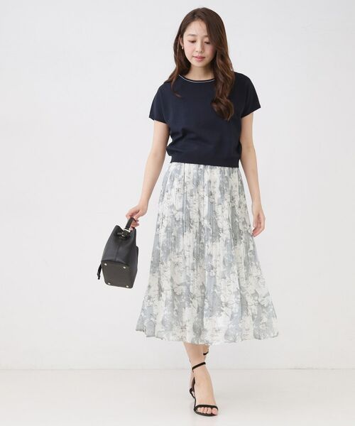 COUP DE CHANCE / クードシャンス セットアップ | 【手洗い可】ニットトップスとプリーツスカートのセットアイテム | 詳細5