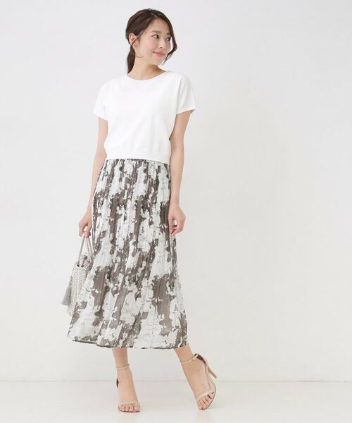 COUP DE CHANCE / クードシャンス セットアップ | 【手洗い可】ニットトップスとプリーツスカートのセットアイテム | 詳細9