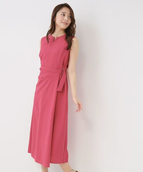 COUP DE CHANCE / クードシャンス ロング・マキシ丈ワンピース | 巻きスカート風デザインワンピース | 詳細10