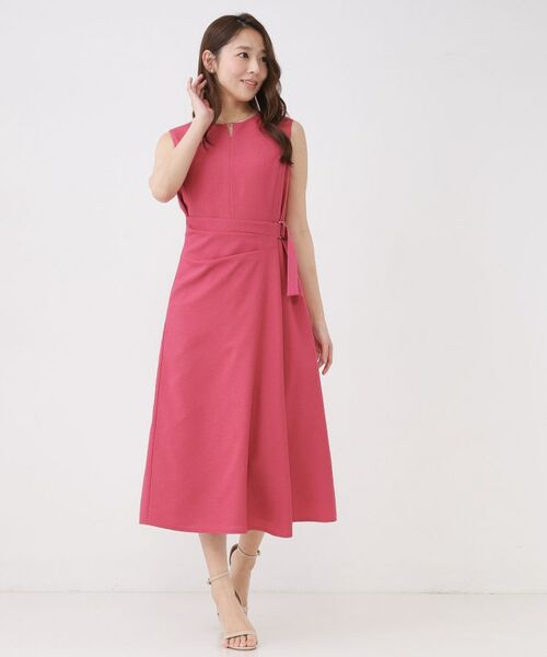 COUP DE CHANCE / クードシャンス ロング・マキシ丈ワンピース | 巻きスカート風デザインワンピース | 詳細11