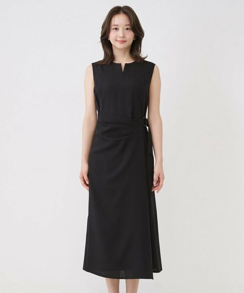 COUP DE CHANCE / クードシャンス ロング・マキシ丈ワンピース | 巻きスカート風デザインワンピース | 詳細13