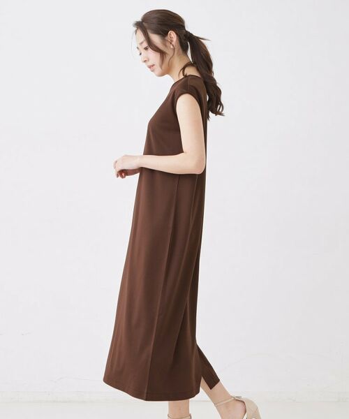 COUP DE CHANCE / クードシャンス ロング・マキシ丈ワンピース | 【手洗い可／セットアップ可】ナローニットワンピース | 詳細10