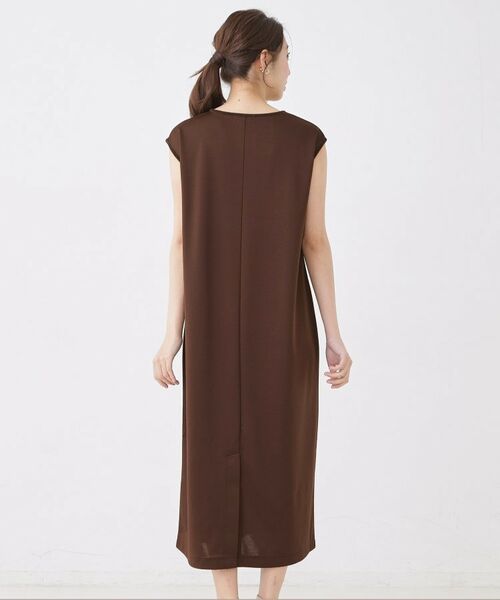COUP DE CHANCE / クードシャンス ロング・マキシ丈ワンピース | 【手洗い可／セットアップ可】ナローニットワンピース | 詳細11