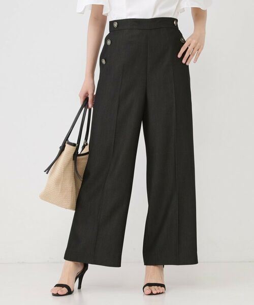 COUP DE CHANCE / クードシャンス パンツ | 【手洗い可/日本製】マリンパンツ(ブラック(019))