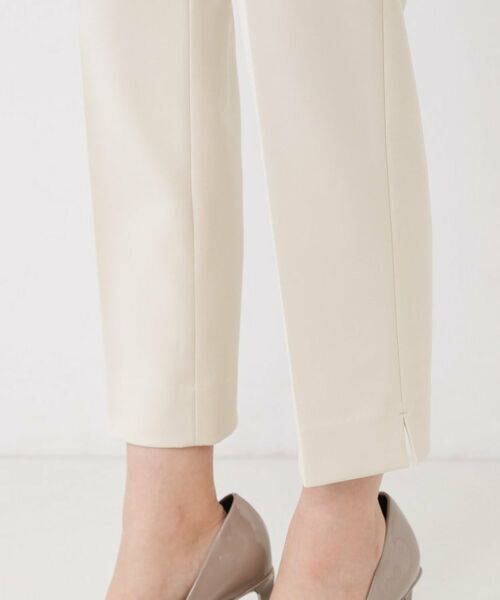 COUP DE CHANCE / クードシャンス パンツ | 【手洗い可】センタープレス入テーパードパンツ | 詳細11
