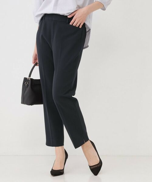 COUP DE CHANCE / クードシャンス ショート・ハーフ・半端丈パンツ | 【手洗い可】センタープレス入テーパードパンツ | 詳細13