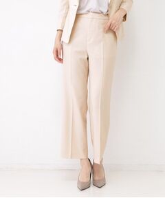 COUP DE CHANCE / クードシャンス ショート・ハーフ・半端丈パンツ | 【手洗い可／日本製／セットアップ可】リネンライク ストレートパンツ