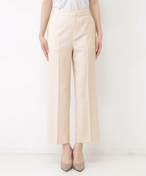 COUP DE CHANCE / クードシャンス ショート・ハーフ・半端丈パンツ | 【手洗い可／日本製／セットアップ可】リネンライク ストレートパンツ | 詳細29