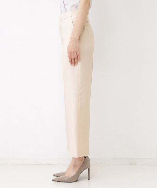 COUP DE CHANCE / クードシャンス ショート・ハーフ・半端丈パンツ | 【手洗い可／日本製／セットアップ可】リネンライク ストレートパンツ | 詳細30