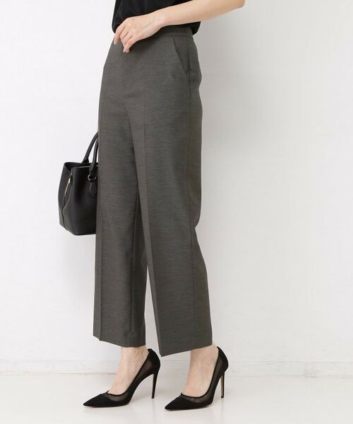 COUP DE CHANCE / クードシャンス ショート・ハーフ・半端丈パンツ | 【手洗い可／日本製／セットアップ可】リネンライク ストレートパンツ | 詳細8