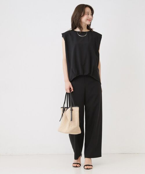 COUP DE CHANCE / クードシャンス パンツ | 【手洗い可/涼しい/セットアップ可】ストレートパンツ | 詳細13