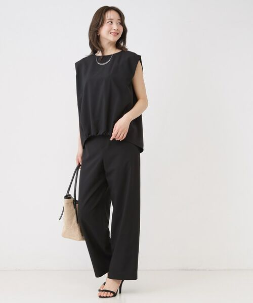 COUP DE CHANCE / クードシャンス パンツ | 【手洗い可/涼しい/セットアップ可】ストレートパンツ | 詳細14