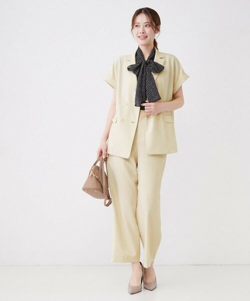 COUP DE CHANCE / クードシャンス パンツ | 【手洗い可/涼しい/セットアップ可】ストレートパンツ | 詳細2